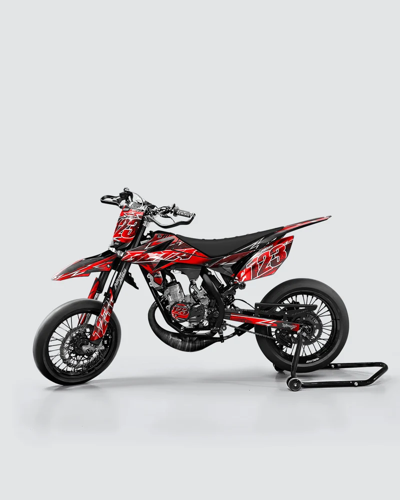RAMPAGE - Kit deco BETA 50cc - Rouge