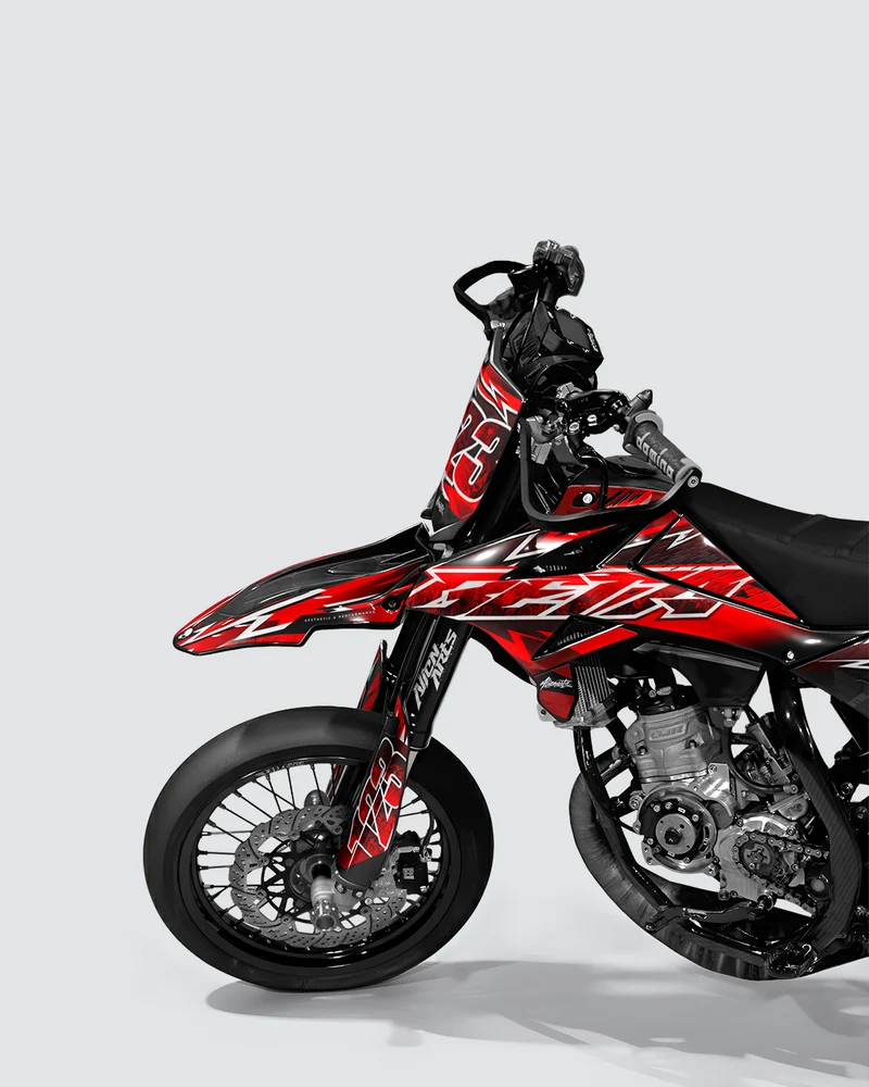 RAMPAGE - Kit deco BETA 50cc - Rouge