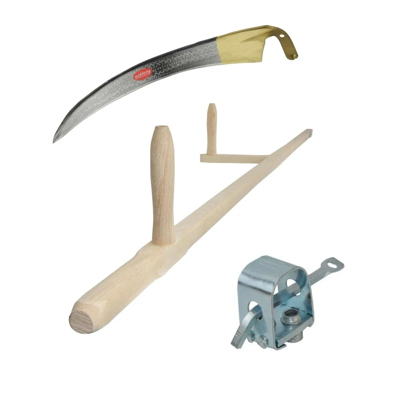 SET: SHW Sense "Friedrichstal" 650 mm + Sensenring mit Schlüssel + Holzworb