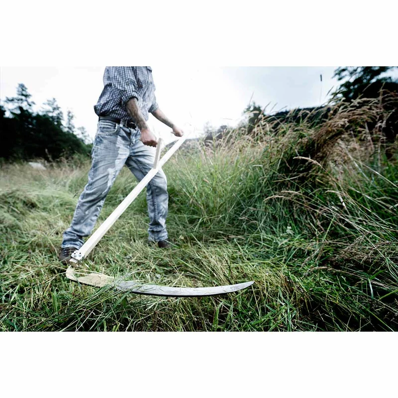 SET: SHW Sense "Friedrichstal" 650 mm + Sensenring mit Schlüssel + Holzworb