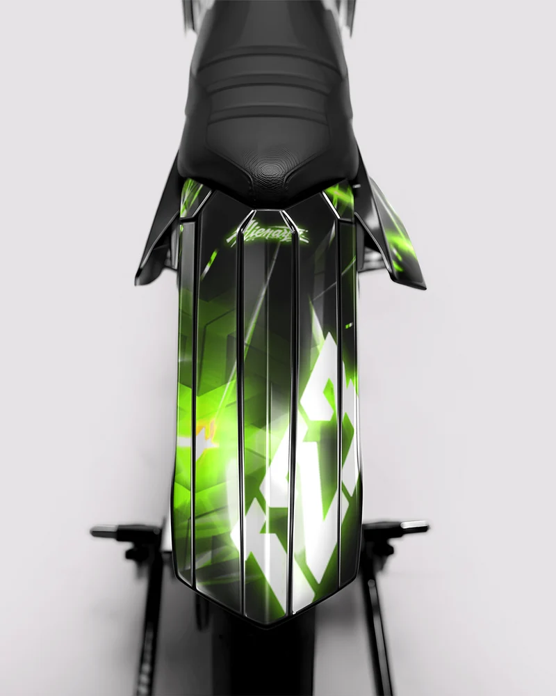 PLASMA - Kit deco RIEJU 50cc - Vert