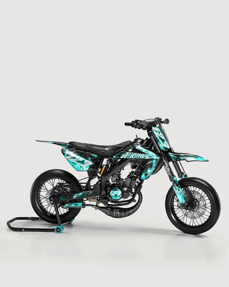 PLASMA - Kit deco RIEJU 50cc - Turquoise