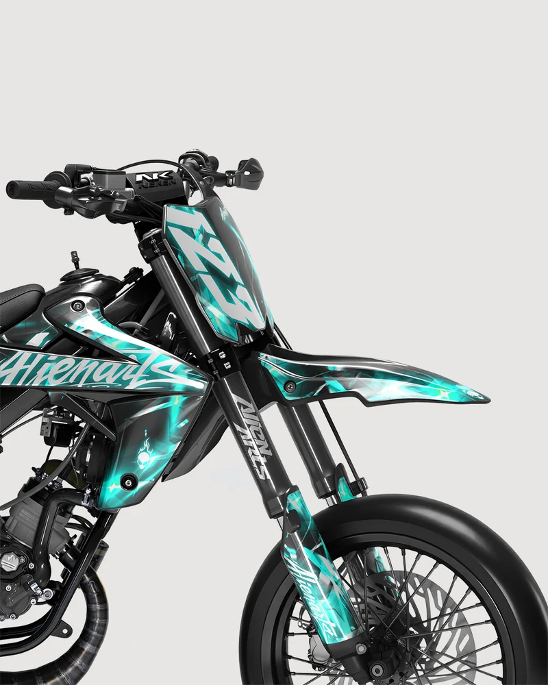 PLASMA - Kit deco RIEJU 50cc - Turquoise