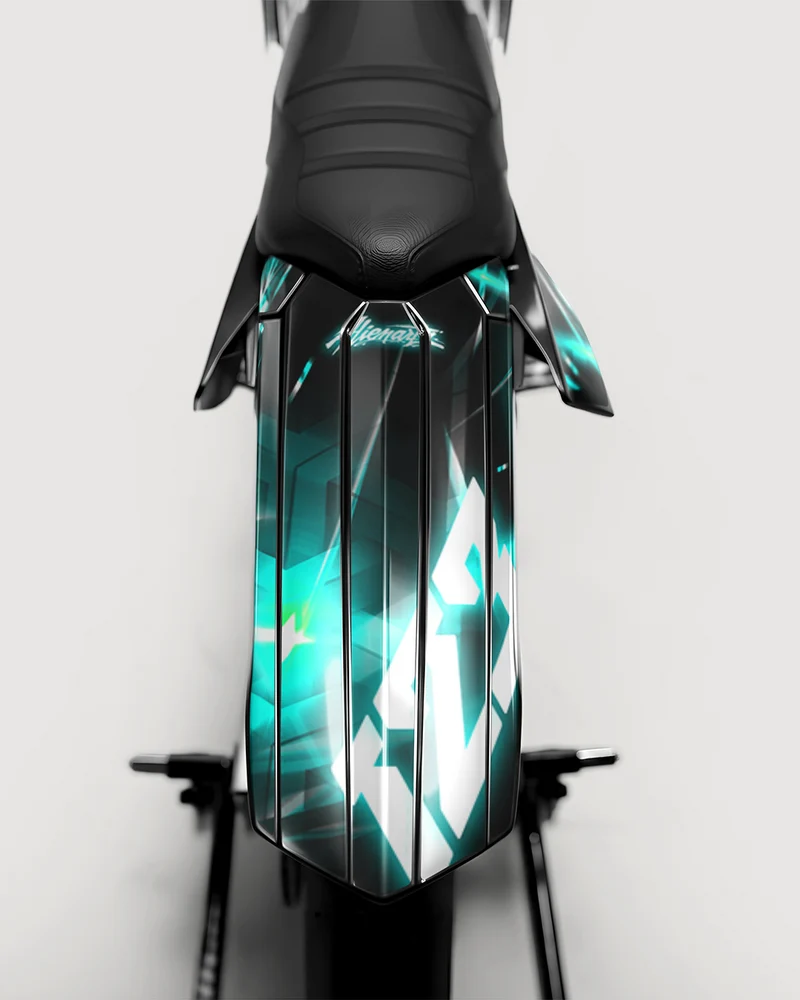 PLASMA - Kit deco RIEJU 50cc - Turquoise