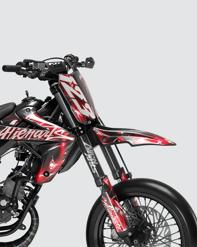 PLASMA - Kit deco RIEJU 50cc - Rouge
