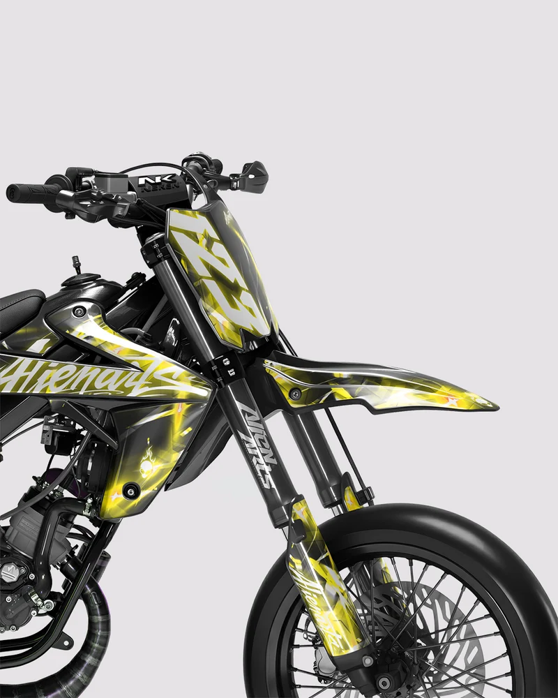 PLASMA - Kit deco RIEJU 50cc - Jaune