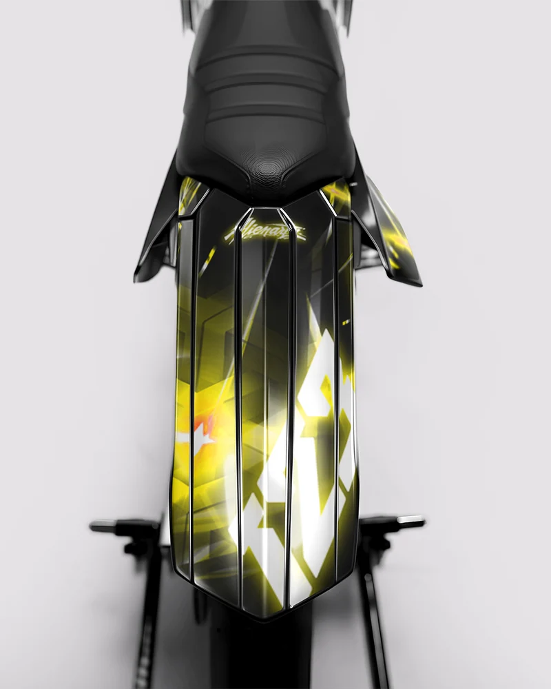 PLASMA - Kit deco RIEJU 50cc - Jaune