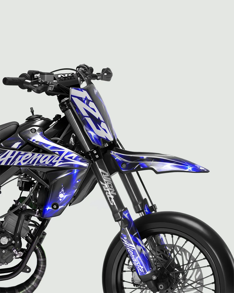 PLASMA - Kit deco RIEJU 50cc - Bleu