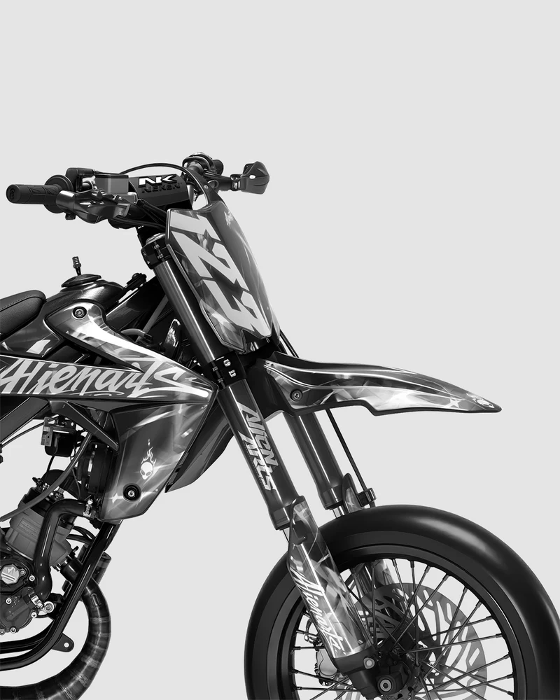 PLASMA - Kit deco RIEJU 50cc - Blanc