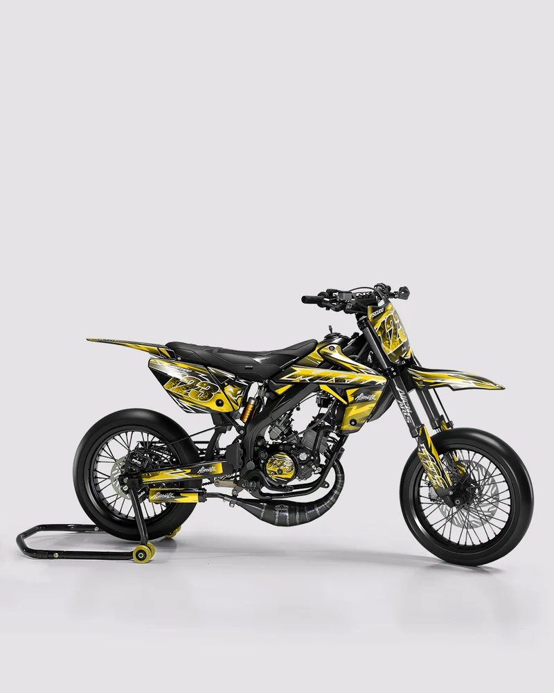 RAMPAGE - Kit deco RIEJU 50cc - Jaune