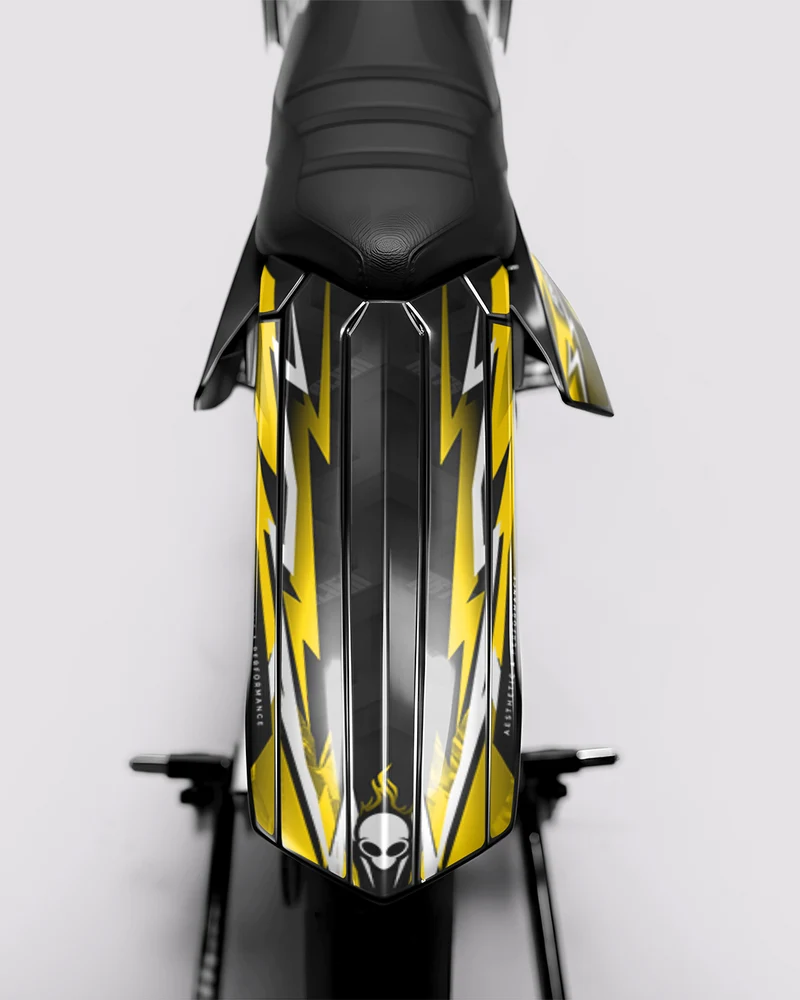 RAMPAGE - Kit deco RIEJU 50cc - Jaune