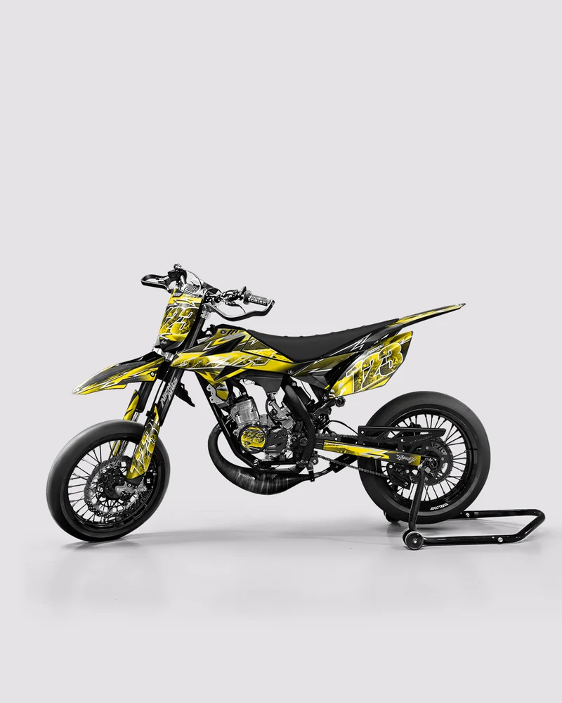 RAMPAGE - Kit deco BETA 50cc - Jaune