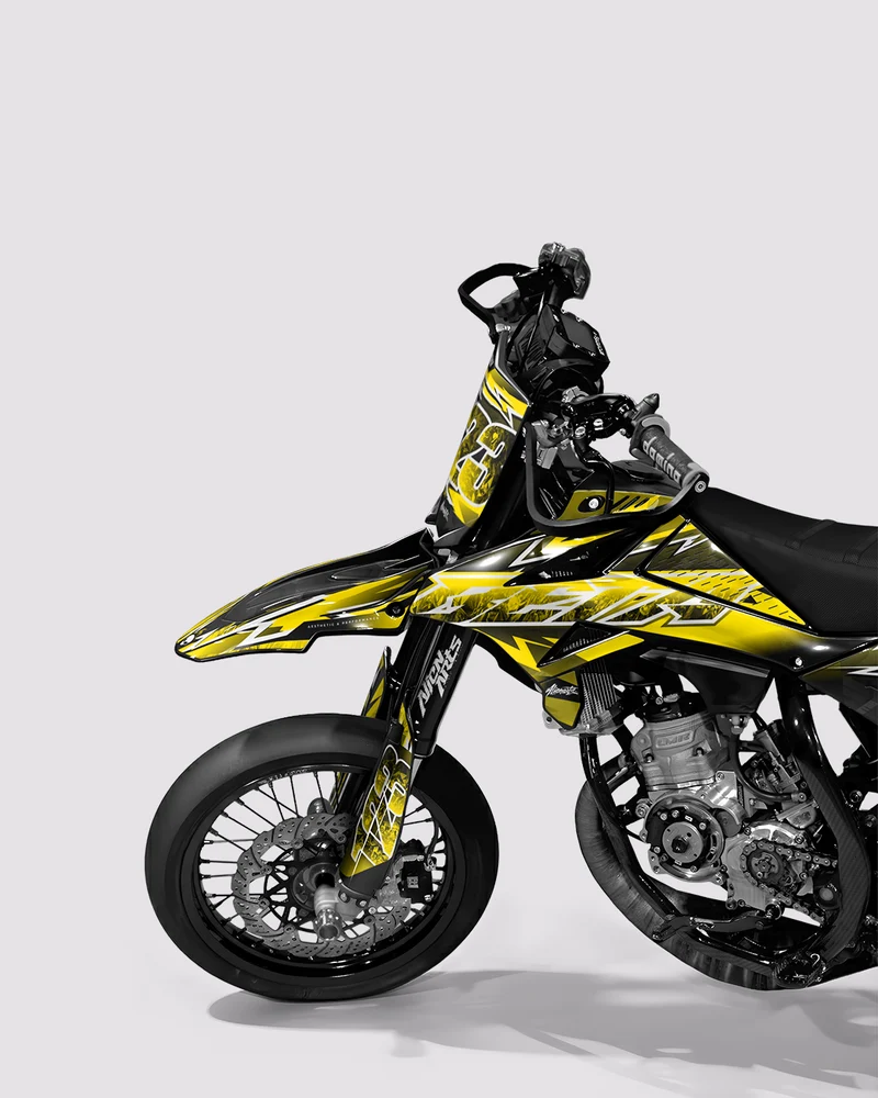 RAMPAGE - Kit deco BETA 50cc - Jaune