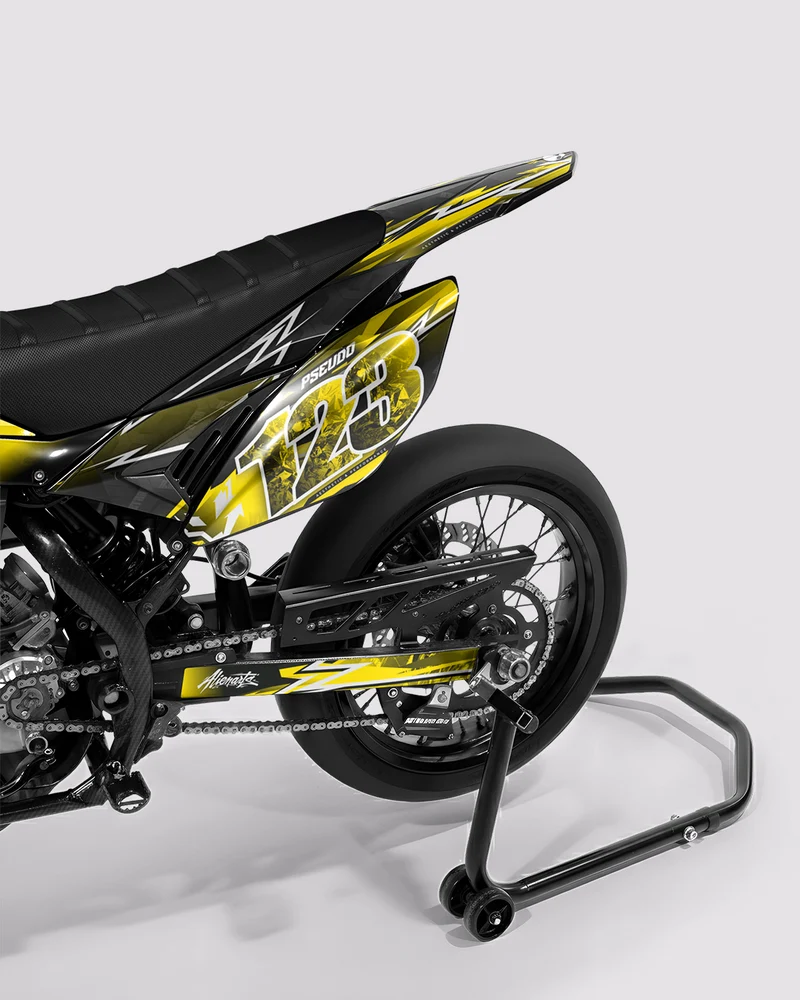 RAMPAGE - Kit deco BETA 50cc - Jaune