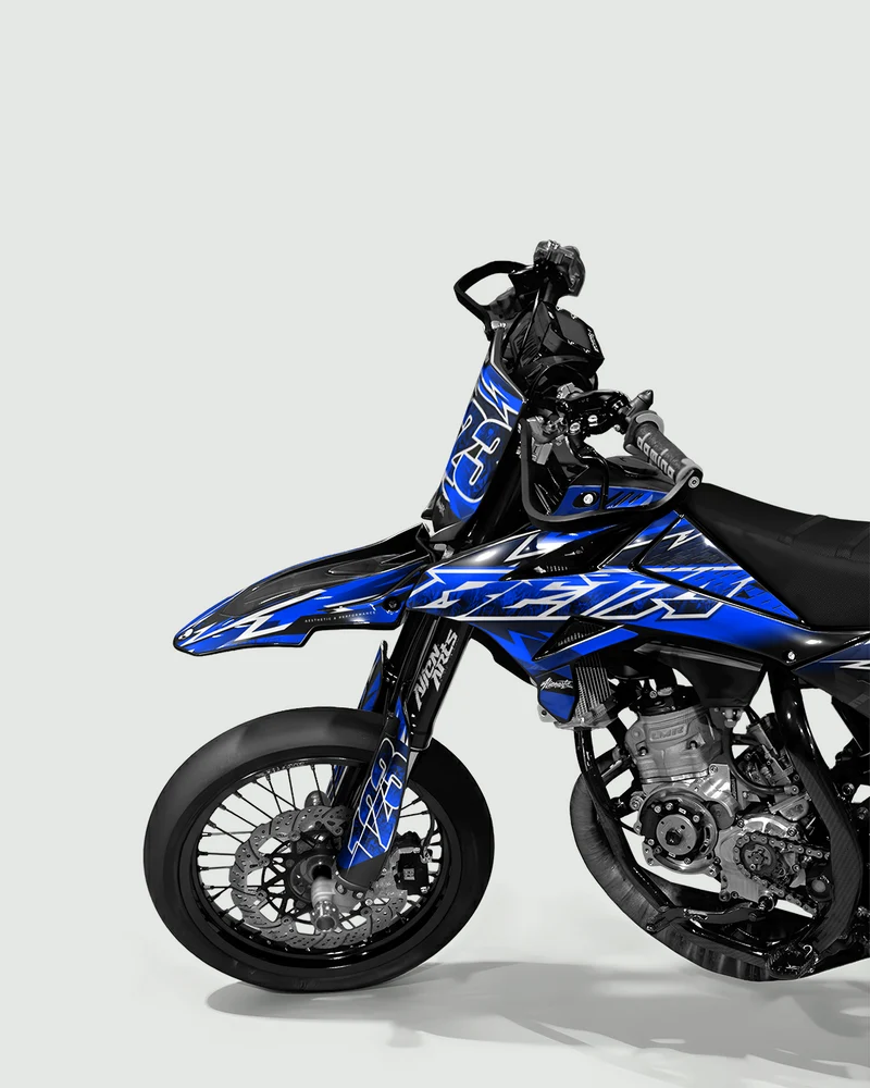 RAMPAGE - Kit deco BETA 50cc - Bleu