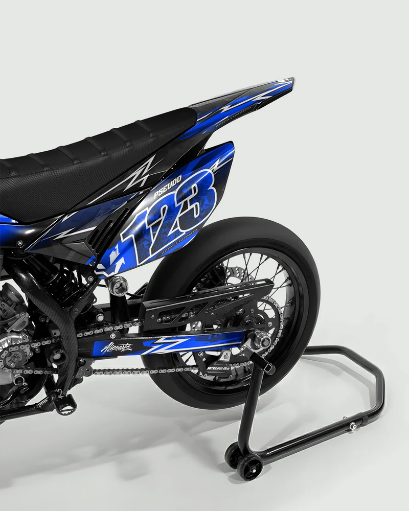 RAMPAGE - Kit deco BETA 50cc - Bleu