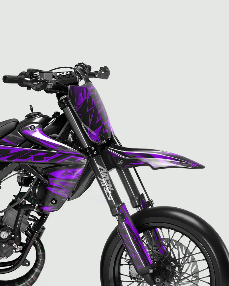 NEMESIS - Kit deco RIEJU 50cc - Violet