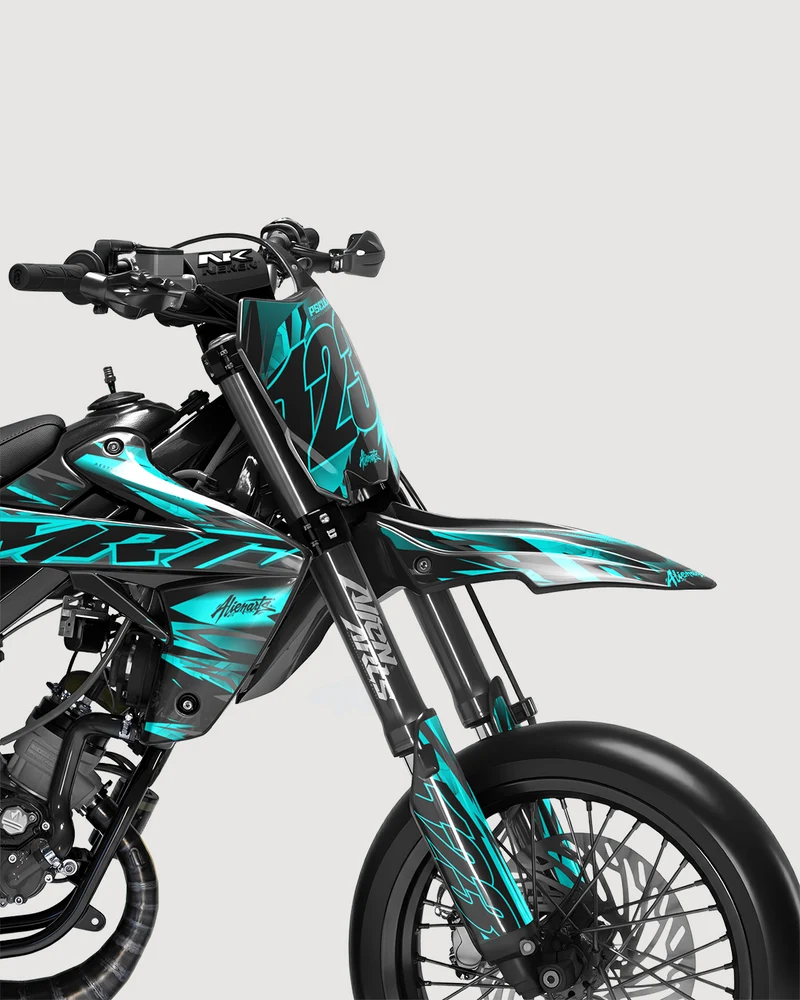 NEMESIS - Kit deco RIEJU 50cc - Turquoise