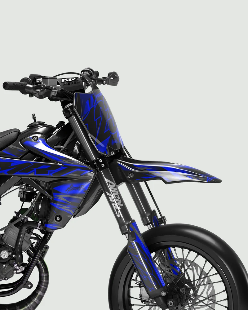 NEMESIS - Kit deco RIEJU 50cc - Bleu