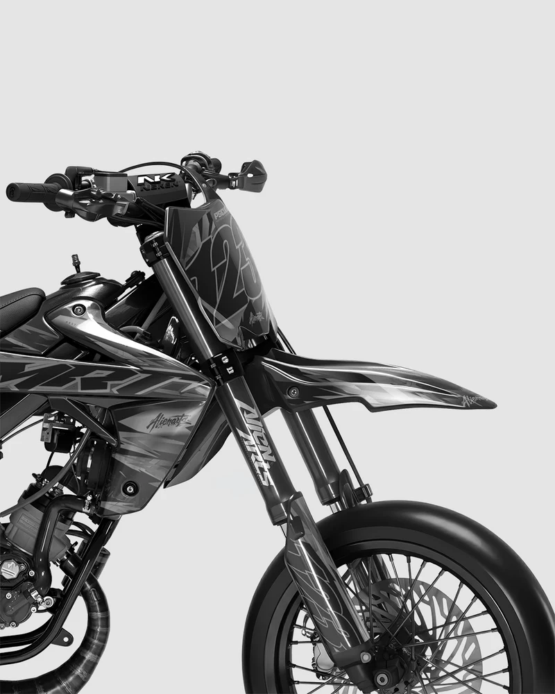 NEMESIS - Kit deco RIEJU 50cc - Blanc