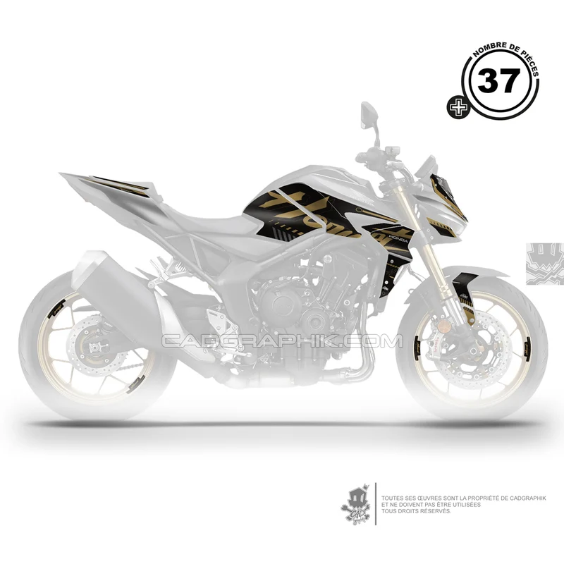 KIT DÉCO HONDA CB1000 HORNET SCRIPT - GOLD