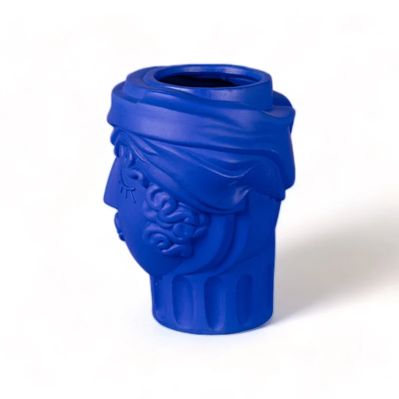 Seletti Magna Graecia Kopf Vase aus Terrakotta – Vase mit Gesicht Mann & Frau