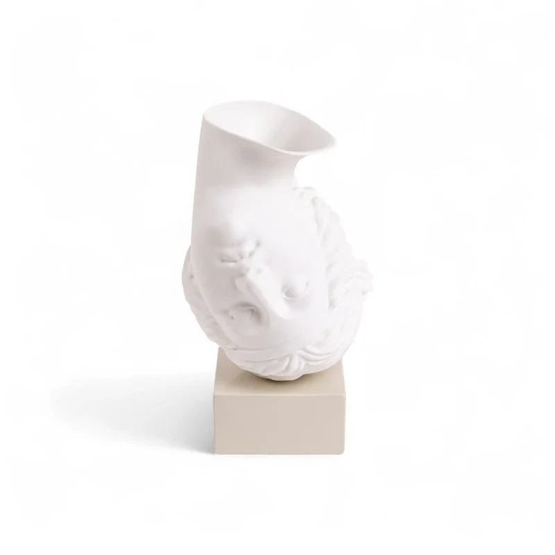 Seletti Amor Volat – Kopf Vase aus weißem Porzellan