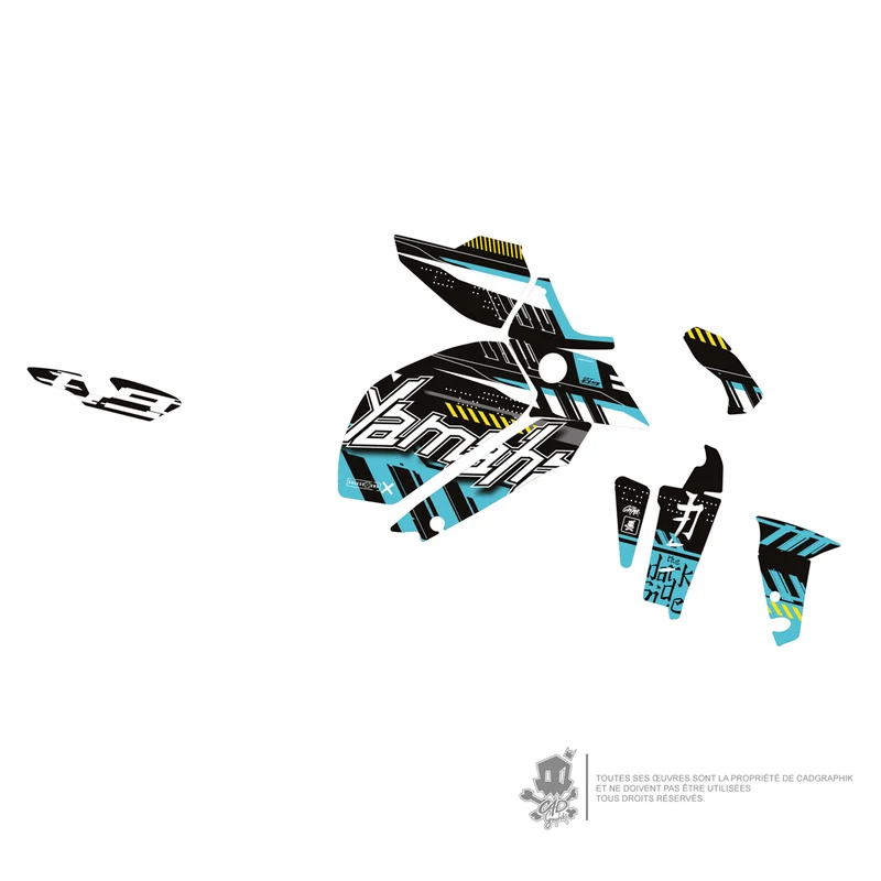 YAMAHA KIT DÉCO - MT09 V3 TECK STORM - ONLY 30