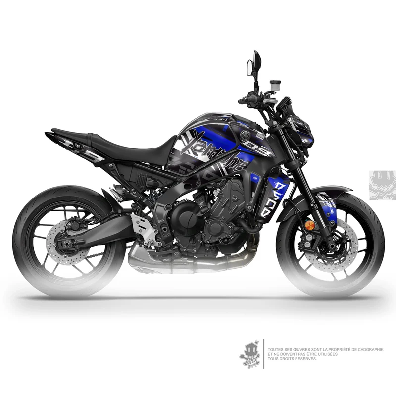 YAMAHA KIT DÉCO - MT09 V3 CYBER B - ONLY 30