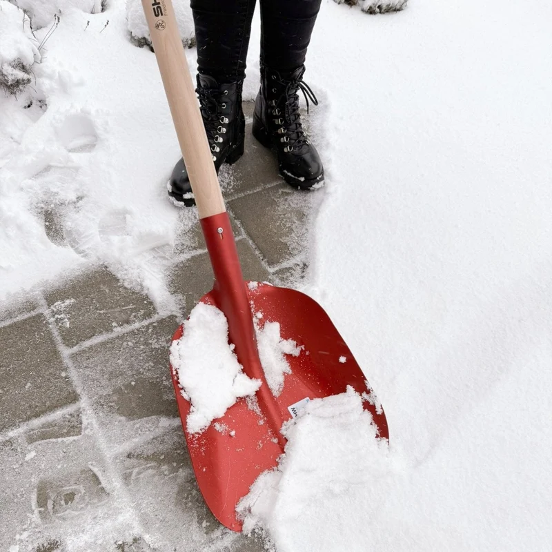 SHW Alu-Lady Schneeschieber rot eloxiert