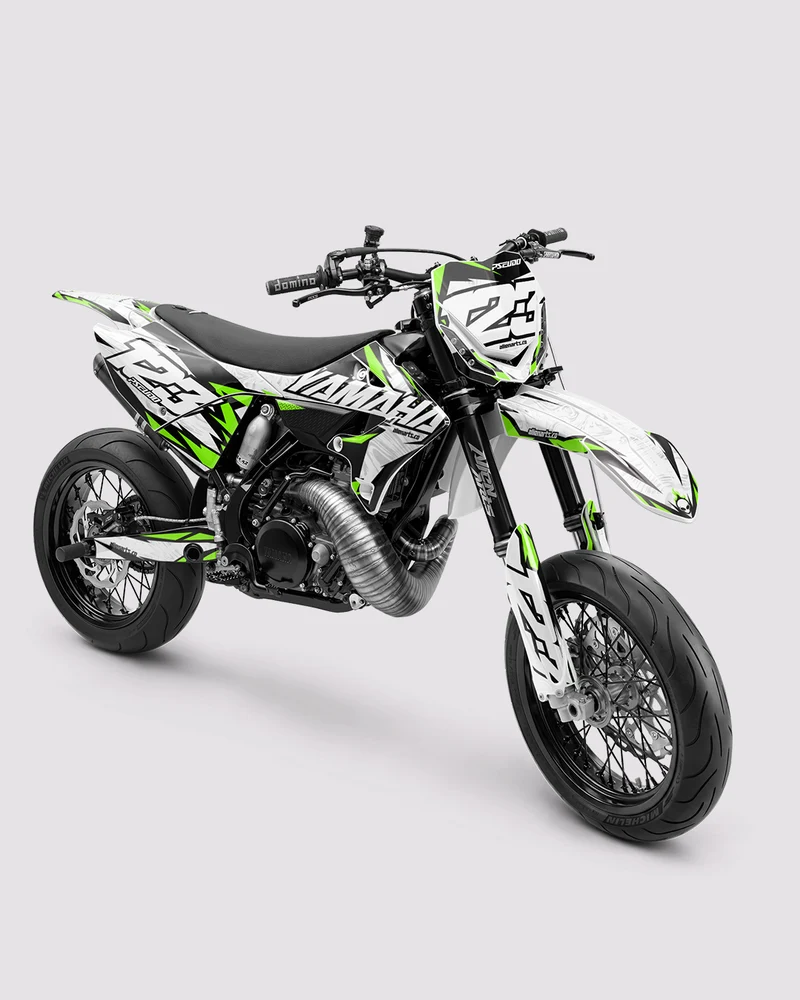 DRAWIX - Kit Déco Supermotard Semi-Personnalisable - Vert