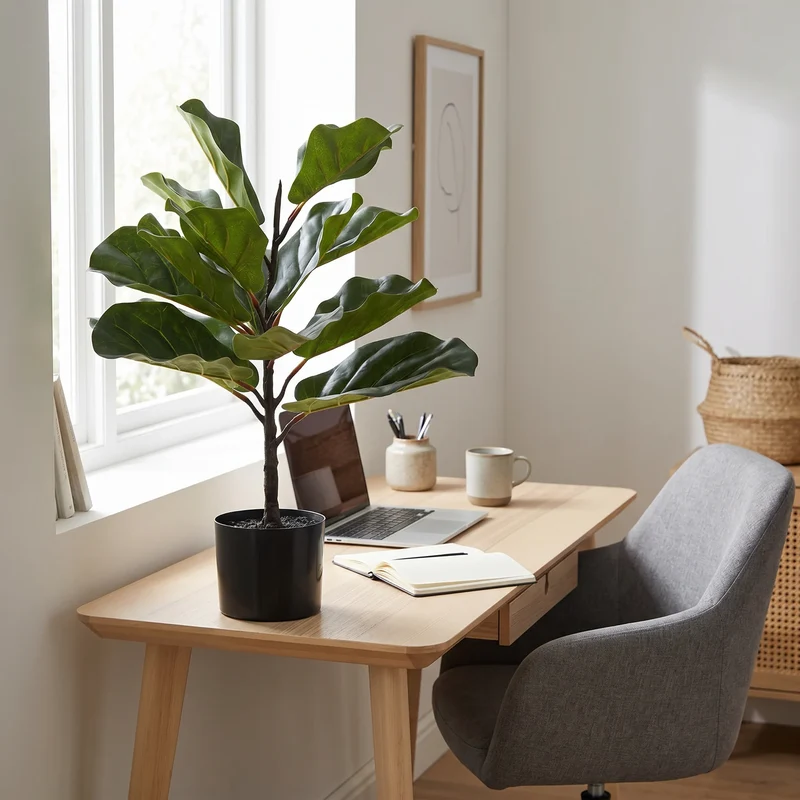 Künstlicher Ficus Lyrata - Luan | 60 cm