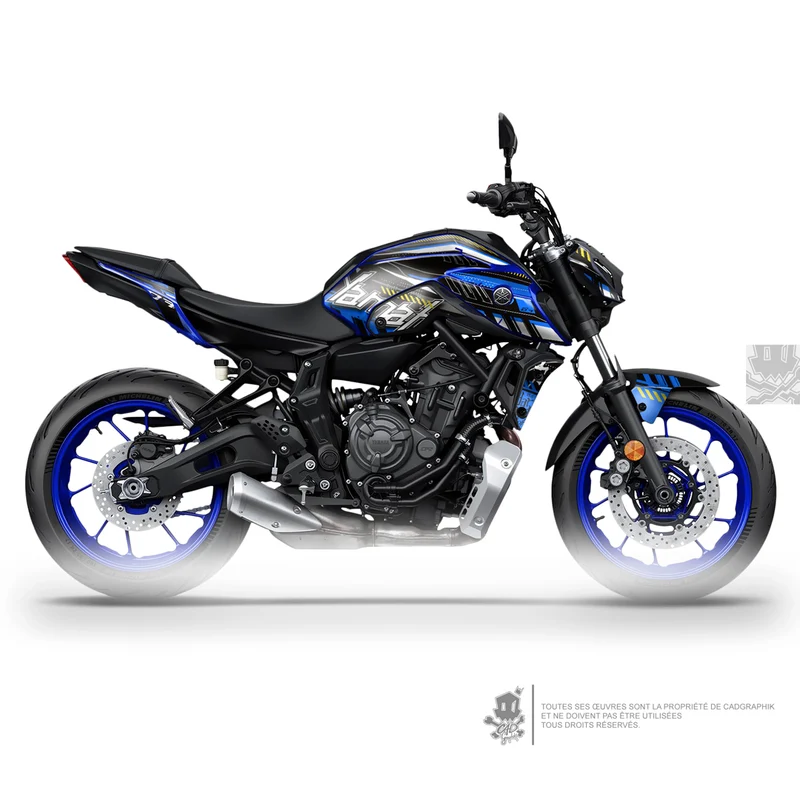 YAMAHA KIT DÉCO - MT07 V3 TECK B - ONLY 30