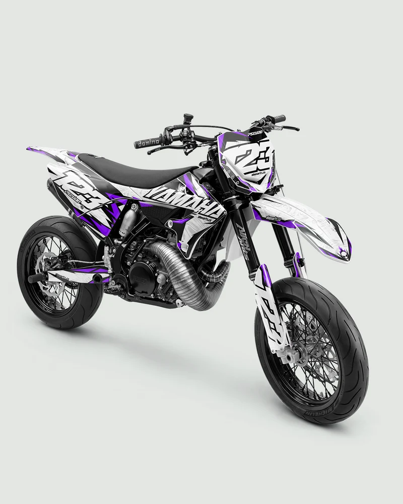 DRAWIX - Kit Déco Supermotard Semi-Personnalisable - Violet
