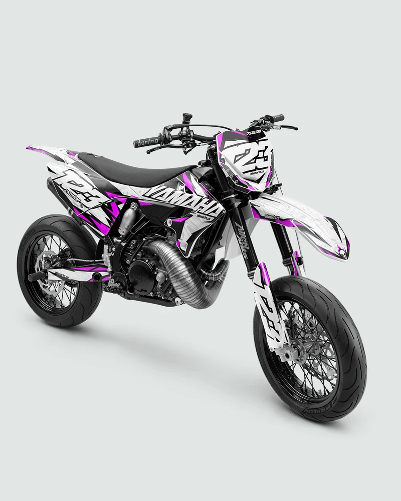 DRAWIX - Kit Déco Supermotard Semi-Personnalisable - Rose