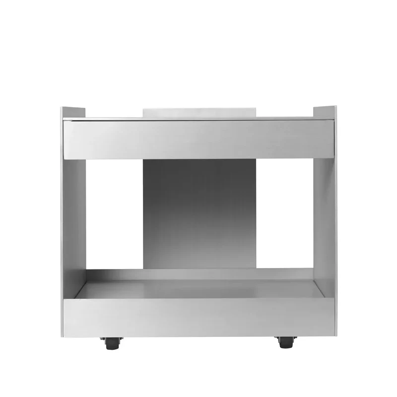 Lager Rollwagen Aluminium mit Schublade - ferm LIVING
