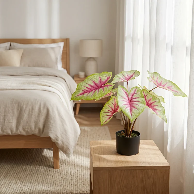 Künstliche Caladium - Malena | 55 cm