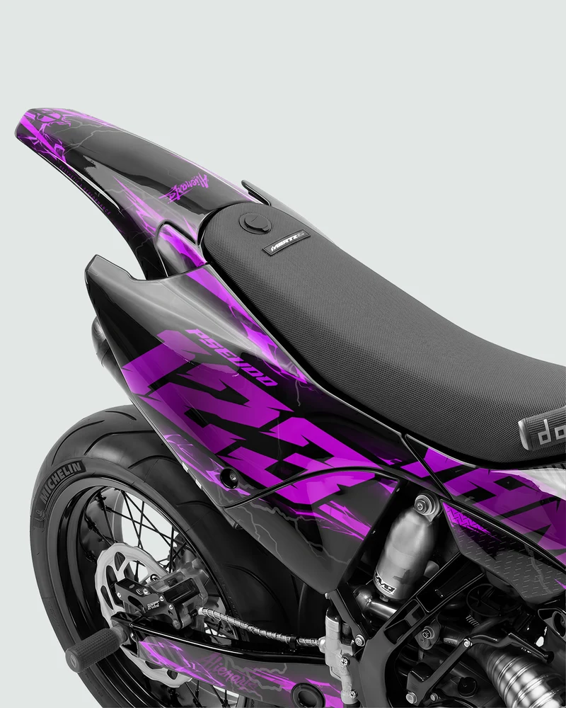 LIGHNX - Kit Déco Supermotard Semi-Personnalisable - Rose