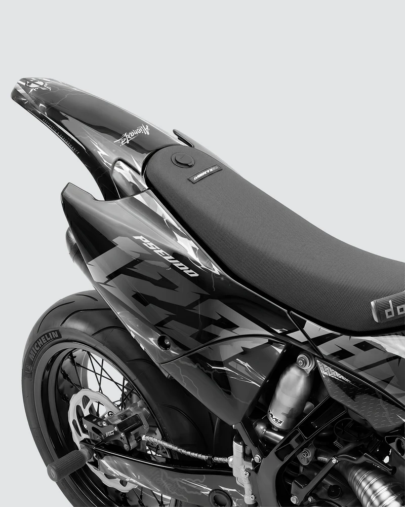 LIGHNX - Kit Déco Supermotard Semi-Personnalisable - Noir