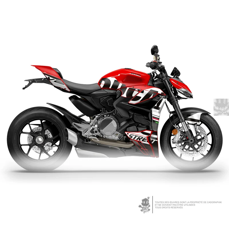 DUCATI KIT DÉCO – STREETFIGHTER V2 DUC – ONLY 50