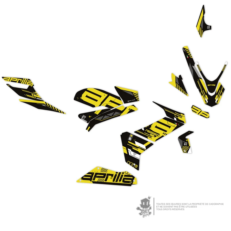 APRILIA KIT DÉCO - RS 660 CYBER2 -Y- ONLY 50