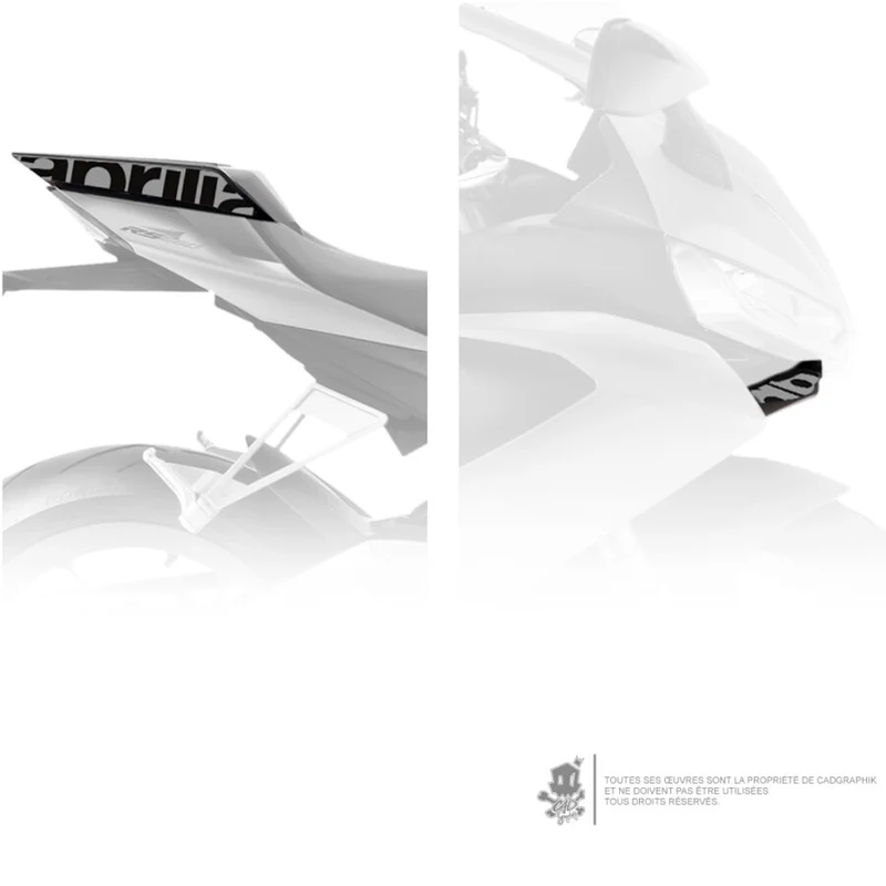 APRILIA - RS 660 GREY PACK LOGO