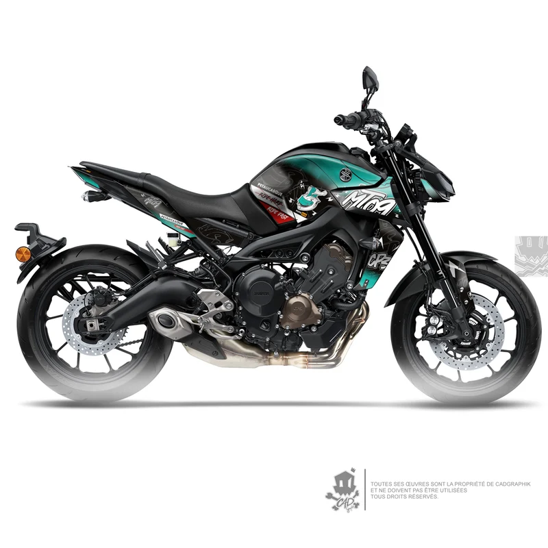 YAMAHA KIT DÉCO - MT09 V2 PETAUCASQUE - ONLY 30