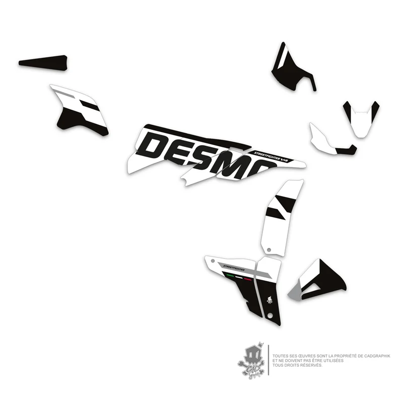 DUCATI KIT DÉCO - STREETFIGHTER V4 DESMO G - ONLY 50