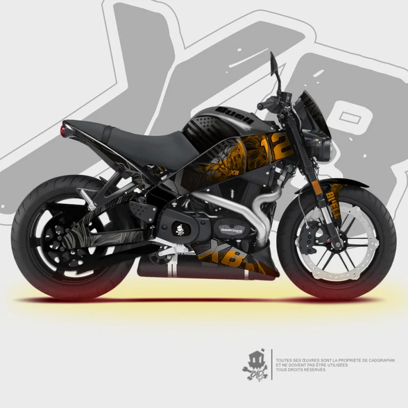 BUELL - XB9/XB12 AMBER PEGASUS - ONLY 10