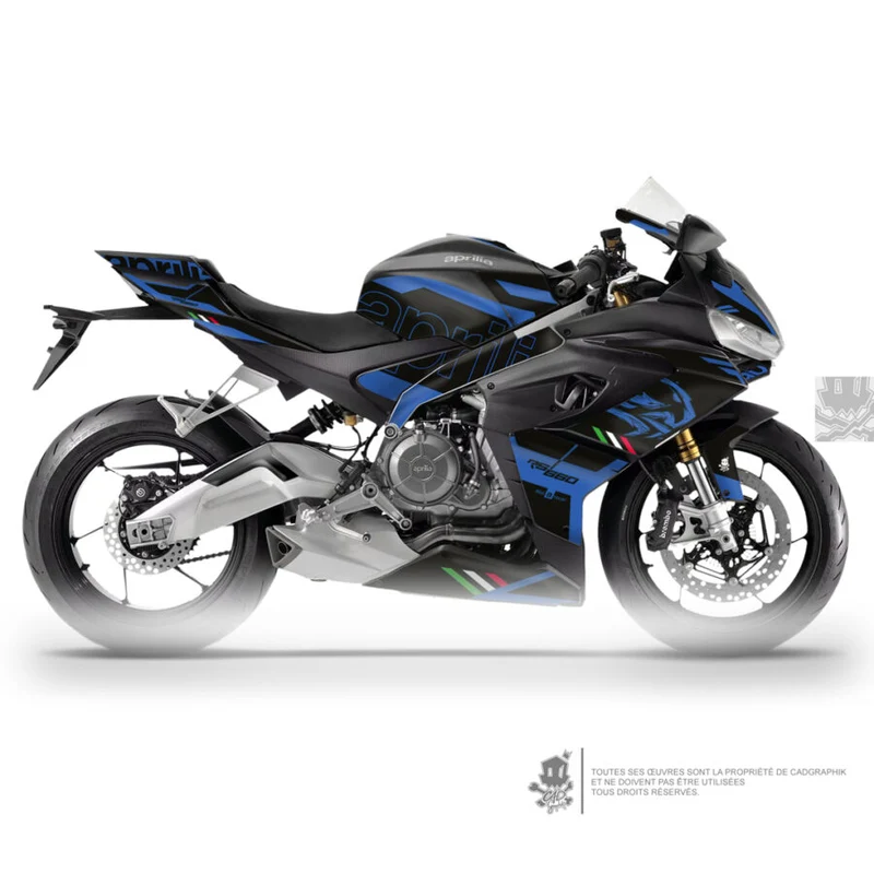 APRILIA KIT DÉCO - RS 660 SUDITA-CYAN- ONLY 50