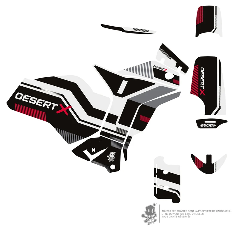 DUCATI KIT DÉCO - DESERT X - A - ONLY 50