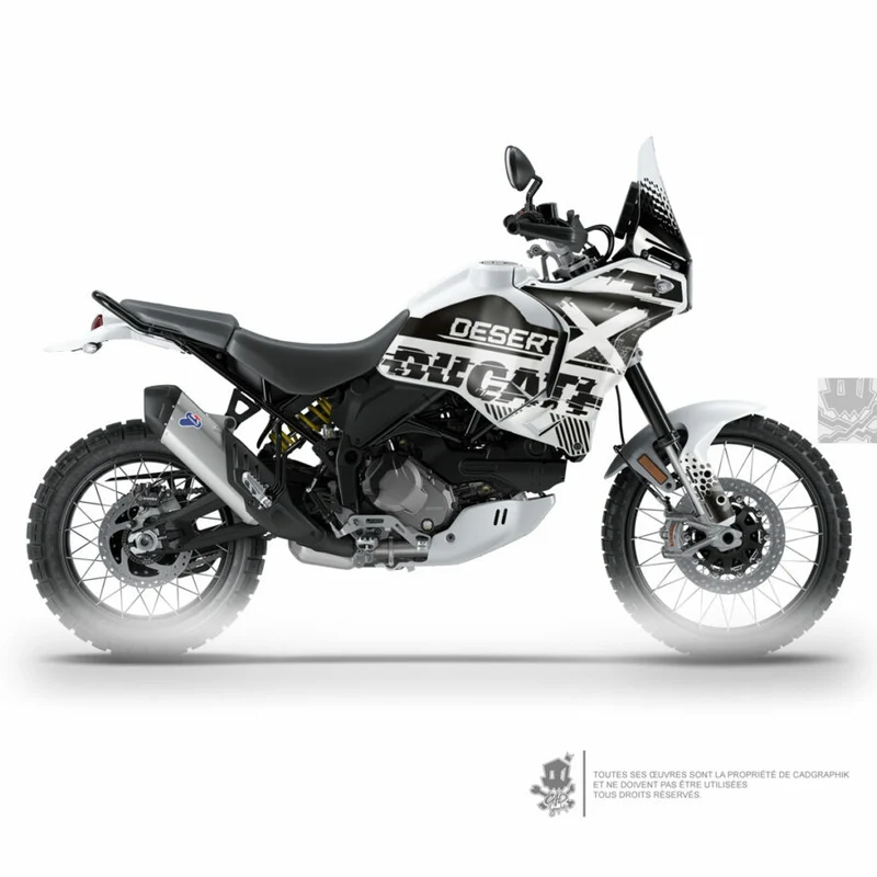 DUCATI KIT DÉCO - DESERT X - BLACK PIX - ONLY 50