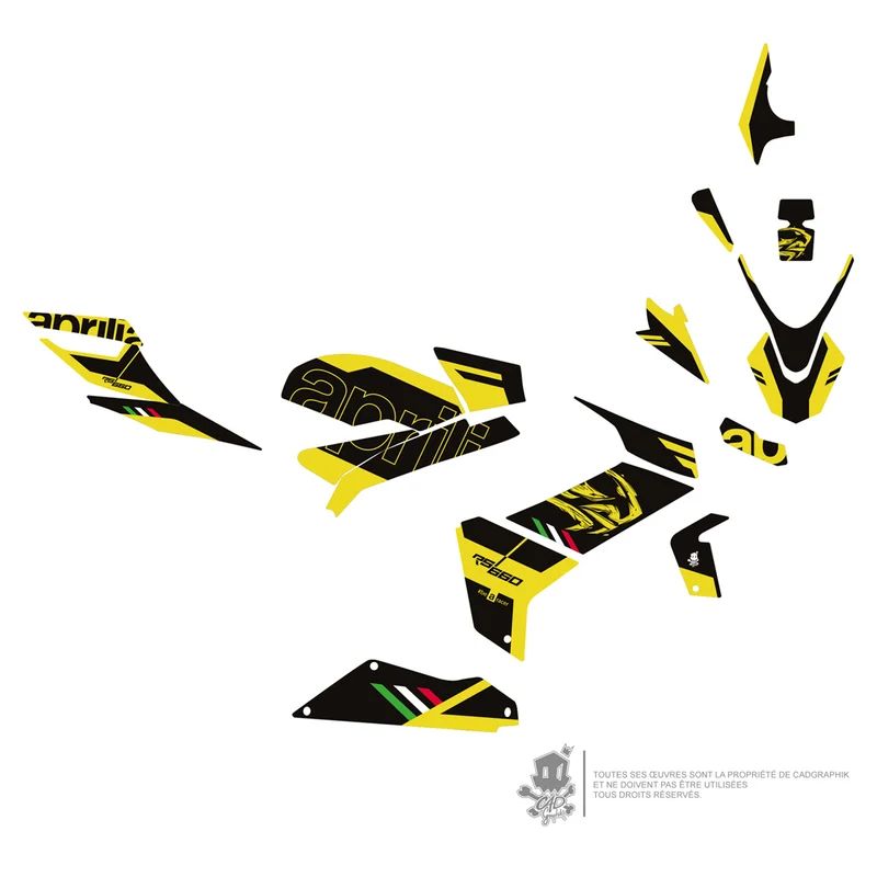 APRILIA KIT DÉCO - RS 660 SUDITA- ONLY 50