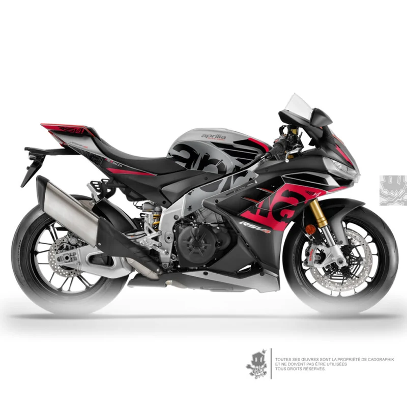 APRILIA KIT DÉCO - RSV4 1100 R19-METALLIC-ONLY 50